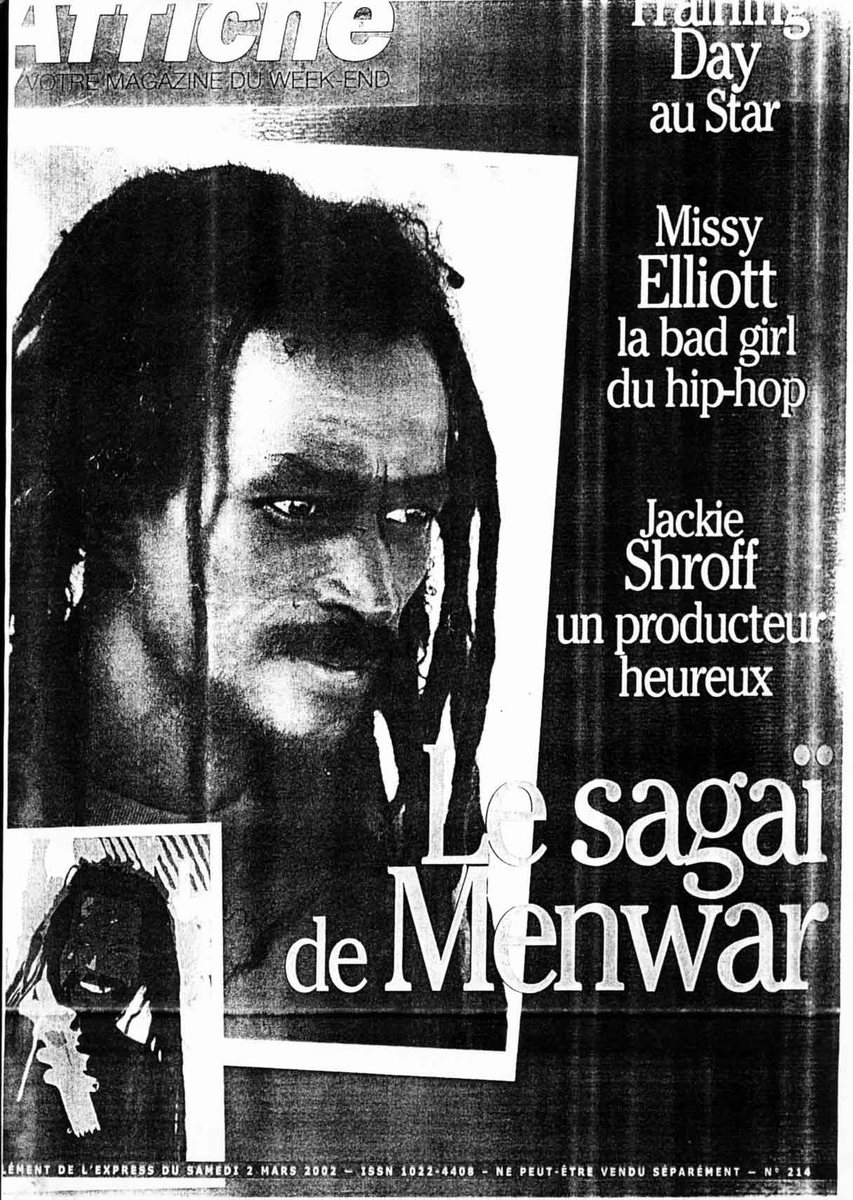 l'express affiche cover — le sagaï de menwar, 2002